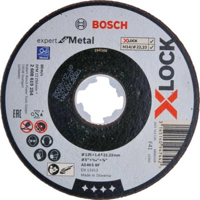 Bosch Drive Corte X-lock Expert For Metal 125MM Recto 2608619254 — image 1