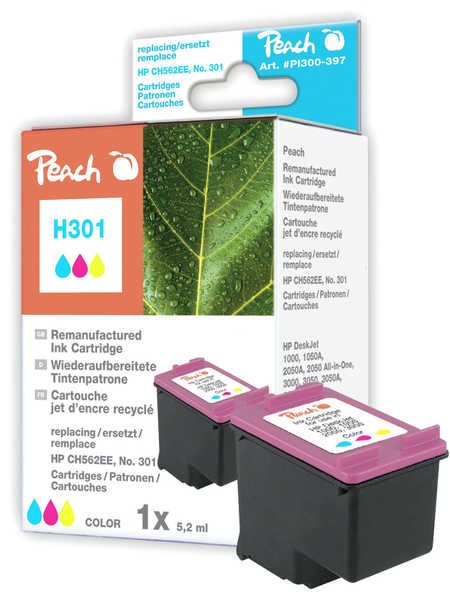 Ink Melocotón PI300-397 Compatible With HP 301, CH562EE PI300-397