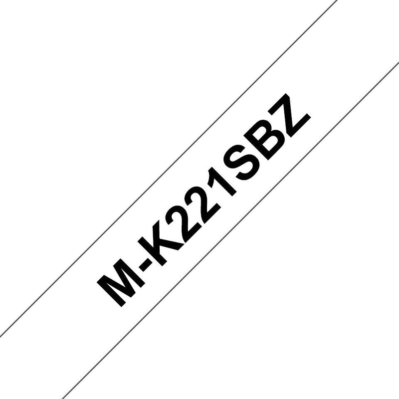Brother MK221SBZ Labelling Tape (9MM) Tape Printer Labels M