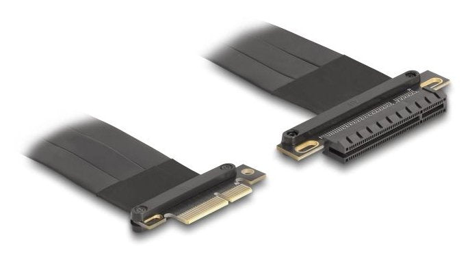 Delock Riser Card Pci Express 3.0 X4 Connector Male a X8 Slot With Cable 30CM