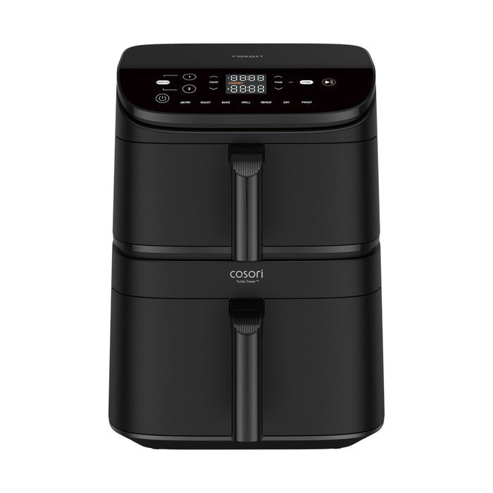 Fryer Air Caliente Canon Turbo Tower Air CAF-DC121-ADER Negro 2.630 Watts 2 Cestas 4,3 Y 6,5 Litros CAF-DC12