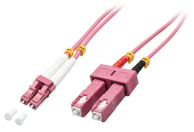 Lindy Cable Dúplex Fibre Optic Lc/Sc OM4 15M 50/125ÆM Multimode — image 1