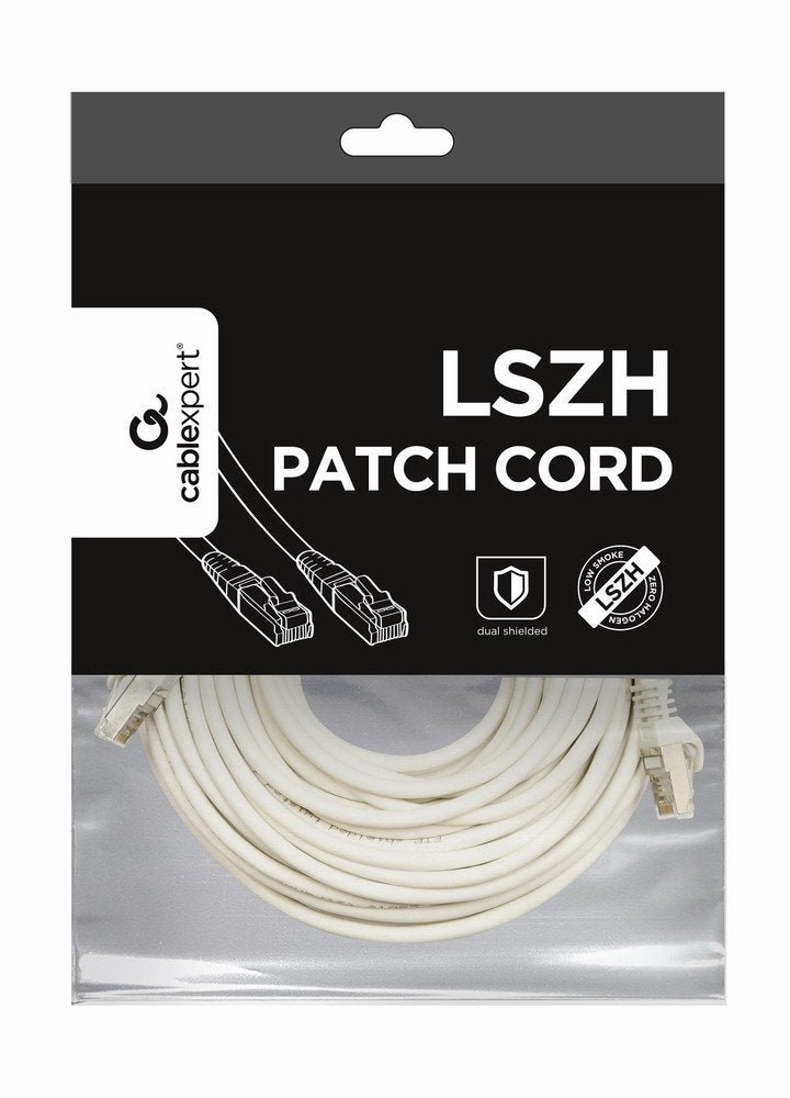 Gembird PP6A-LSZHCU-W-10M Network Cable White CAT.6A S/FTP (s-STP)