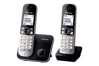 Panasonic Phone KX-TG6812 Dect Identificador Llamadas Black Silver — image 1