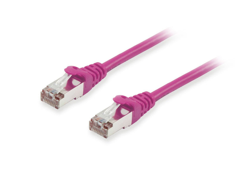 Equip Network Cable CAT.6A S FTP 2x RJ45 15.00M Lila Lszh