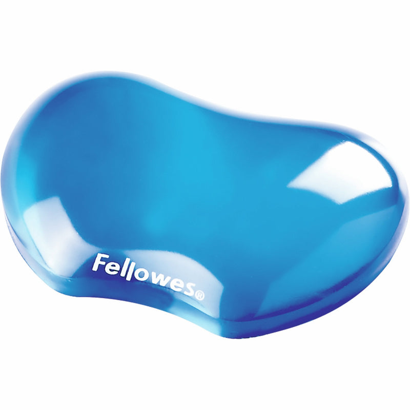 Fellowes Ratón-handgelenkauflage Crystal Gel Blue