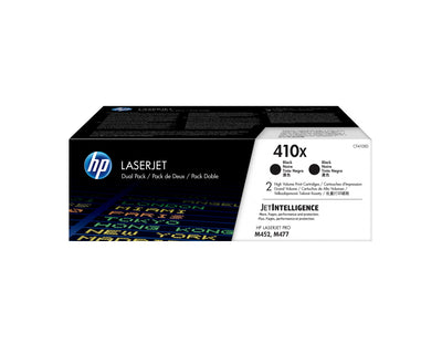 HP Genuine Toner 410X XL High Capacity Multipack 2X Black — image 1