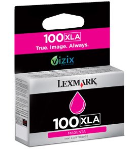 Lexmark Genuine Cartridge Inyeccion Ink Magenta Nº100 Xla Vizix — image 1