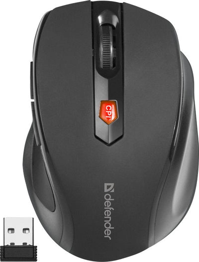 Defender Ultra MM-315 Mouse Mano Derecha RF Wireless Óptico 1600 DPI — image 1