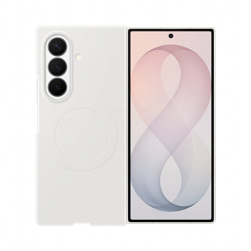 Samsung Case Magnética Silicone Cream Galaxy Z FOLD8 Ultra