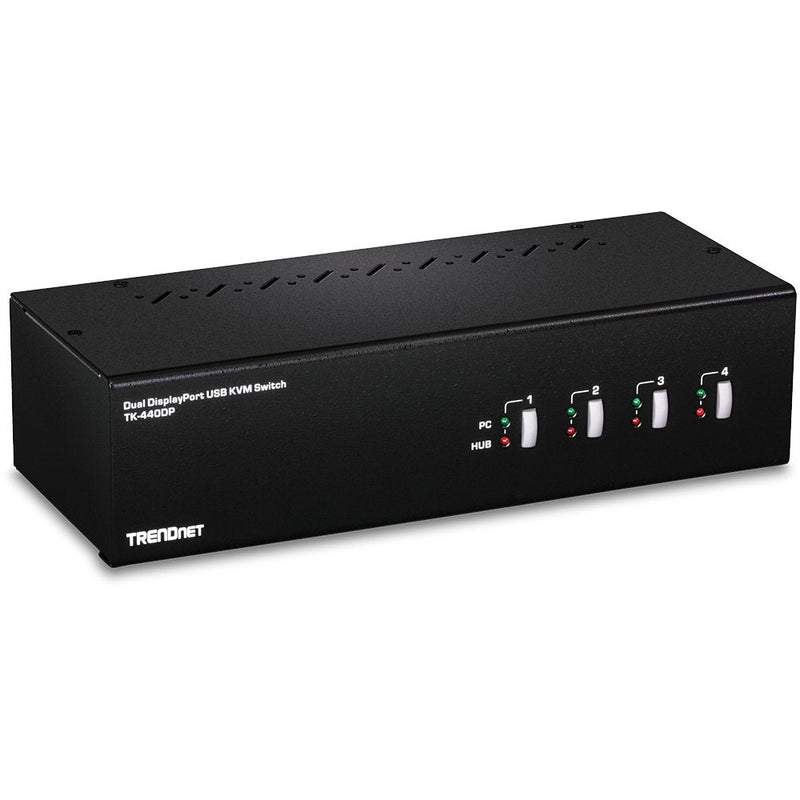 4-PORT DisplayPort KVM Switch Cpnt Dual Monitor