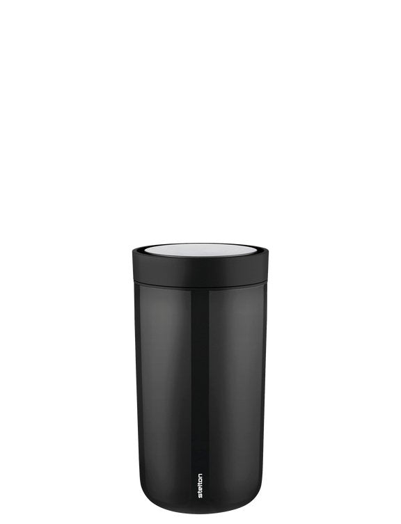 Stelton Glass To Go Click 0,2 L Black