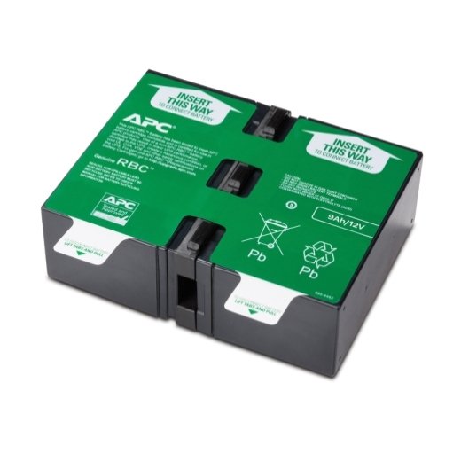 Apc Replacement Battery Cartridge 166 Battery UPS 1 X Batteries Ácido Plomo 180WH Black Back-ups Pro BR1600MI