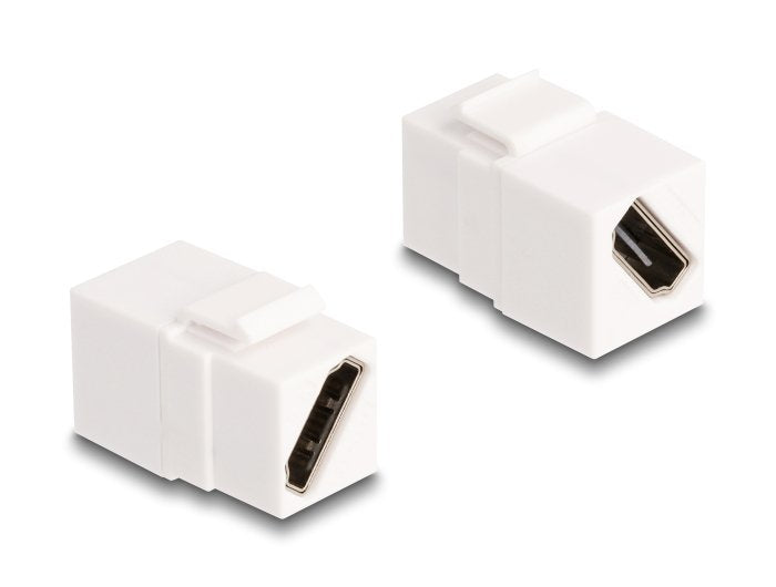 Keystone Módulo HDMI Connector Female a Female Diagonal 8K 60 HZ White