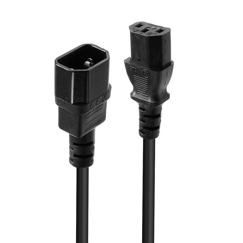 Lindy 30320 Cable Transmisión Black 0,5M C14 Acoplador C13 Acoplador
