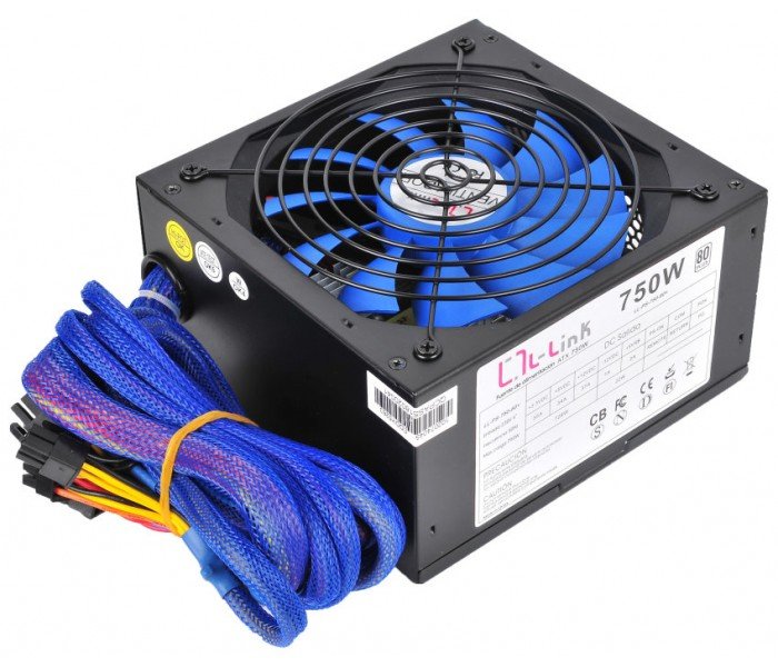 L-link Power Supply 750W LL-PS-750-80+