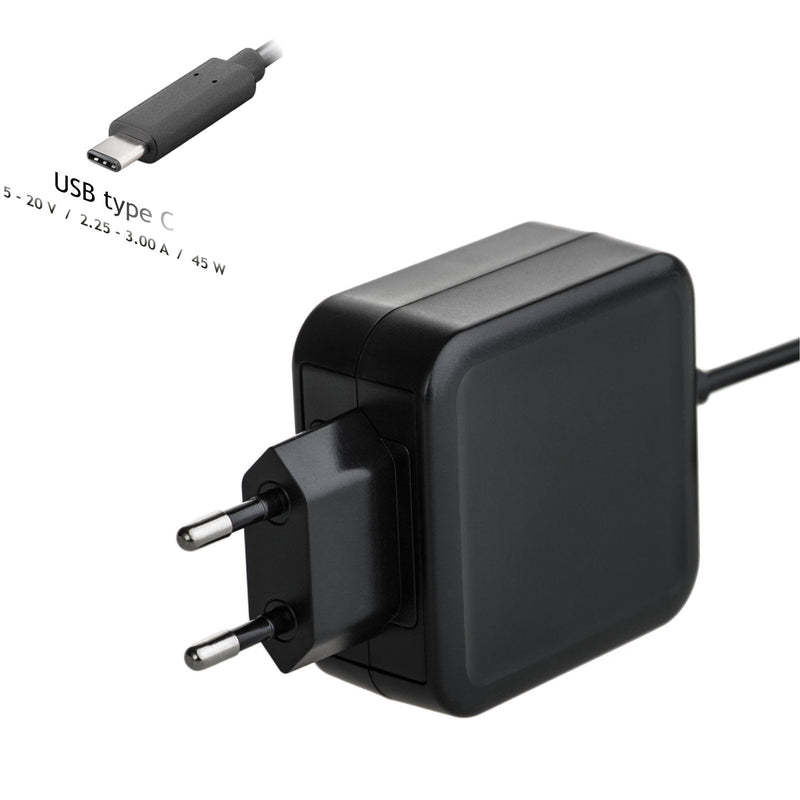 Akyga Charger Laptop AK-ND-60 45W USB Type-c USB-C Quick Charge Qc