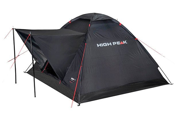 High Peak Beaver 3 Black Red Tienda Type Pirámide