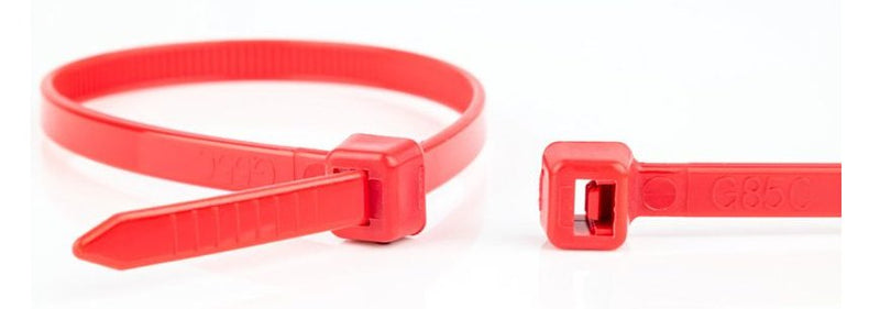 Wkk Sujeción Cables Kunmmoff ROJO300X4,8MM 100M.