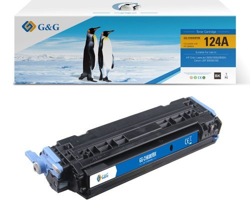 G&g Toner Compatible With HP 124A/ Q6000A/ Canon 707BK