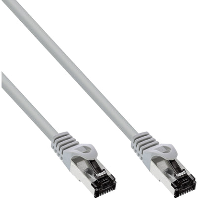 Inline® Patch Cable S/FTP (pimf), CAT.8.1, 2000MHZ, Halogen-free, Grey 10M — image 1
