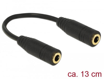 Delock Adapter Audio Stereo With Connector 3,5MM Female 4 Pines 13CM — image 1