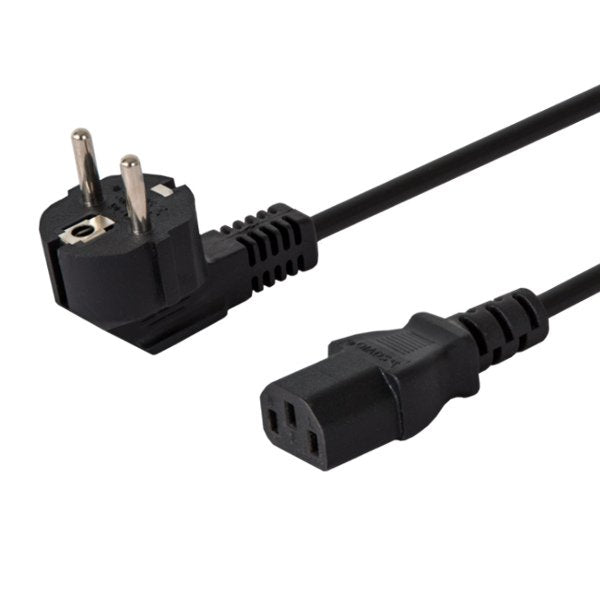 Savio Cable CL-98 IEC320 C13 - Shuko 1.8M Black