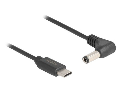 Delock 85399 Cable Power USB Type-c™ a Cc 5,5 X 2,5MM Male Ángulo 1,5M — image 1