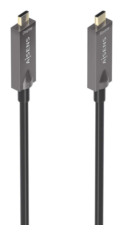 Aisens Cable USB 3.1 GEN2 10Gbps Aoc 4K 3A 60W E-mark USB-C M/M 7.5M — image 1