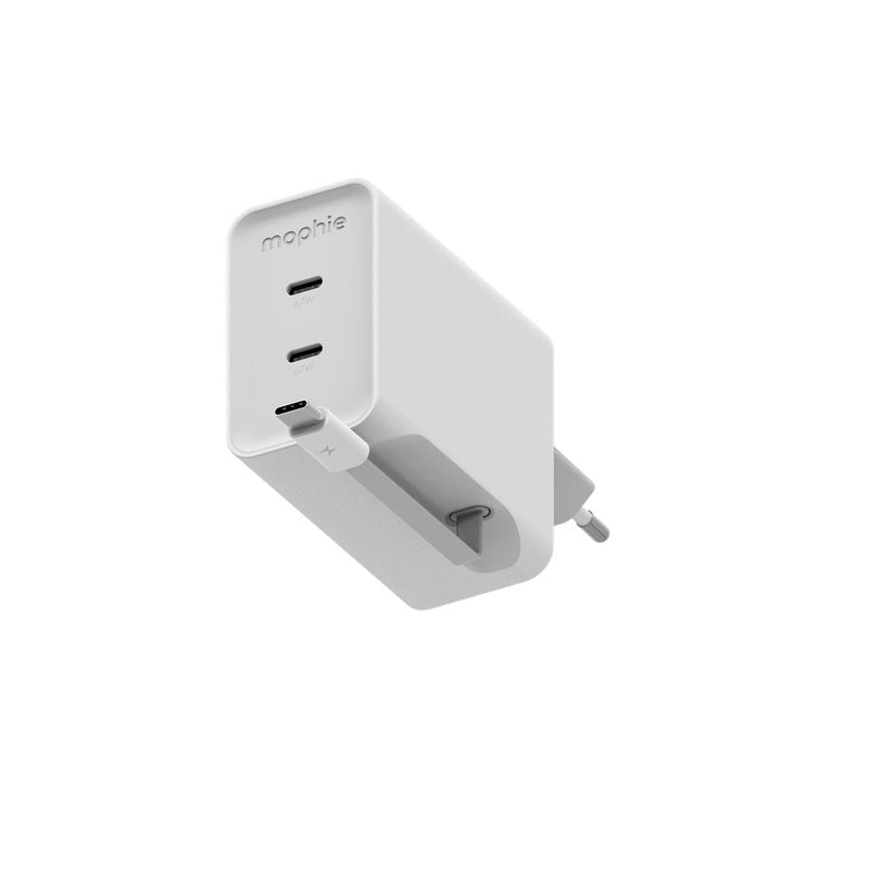 Zagg Mophie Power Supply GaN 67W 2x USB-C 2026 White