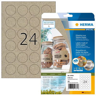 Herma Labels Silphie A4 20 Hojas 40MM Round — image 1