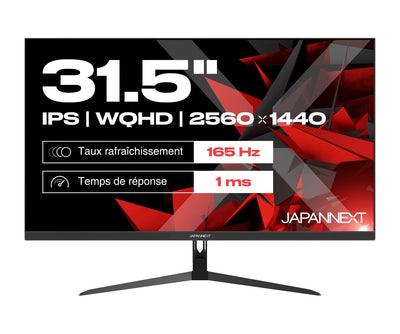 Japannext Monitor JN-IPS315WQHD165F 31.5 2560 X 1440 Pixels Wide Quad HD LCD Black — image 1