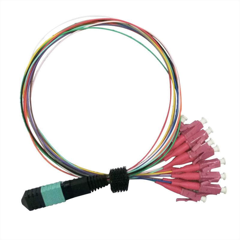 Value Mpo-fanout-cable 50 125M OM4, Mpo 12X Lc, Violet 2M