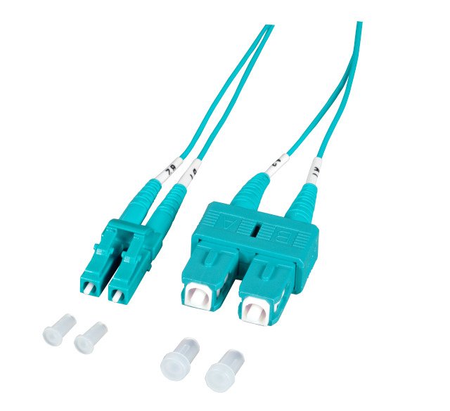 EFB Elektronik O0314.5-1.2 Cable Fibre Optic And Infiniband 5M 2X Sc 2X Lc Colour Aguamarina