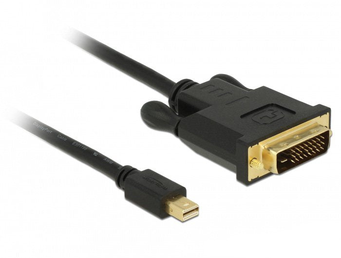 Delock Cable Mini DP 1.1 - DVI (24 + 1) St / St 2.0M Black