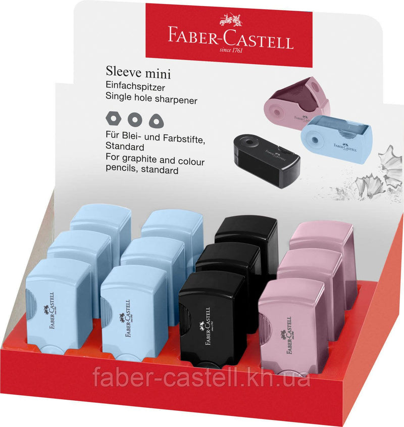 Faber-castell 182774 Sacapuntas Manual Black Blue Pink