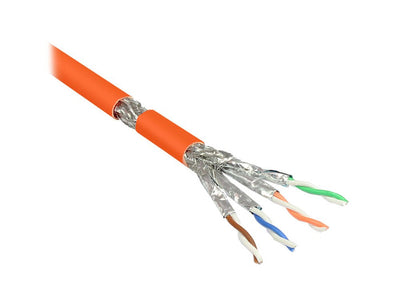 Cable Alcasa CAT.7, 100M Network Orange S/FTP (s-STP) — image 1