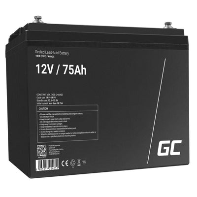 Green Cell Battery AGM25 Sistema UPS Sealed Lead Acid (vrla) 12V 75AH — image 1