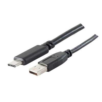 S-conn 77143-3.0 USB Cable 3M USB 2.0 USB a USB C Black — image 1