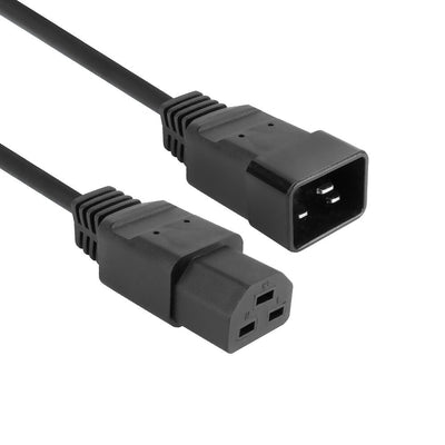 Powercord C20 - C21 IEC60320 Black 2.5M — image 1