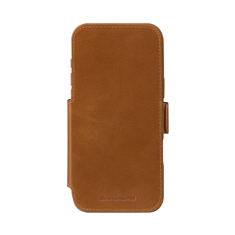 DBRAMANTE1928 Copenhagen Case With Cover Phone Mobile Phone Leather Grano Entero Brown Apple Iphone 17 Pro Max