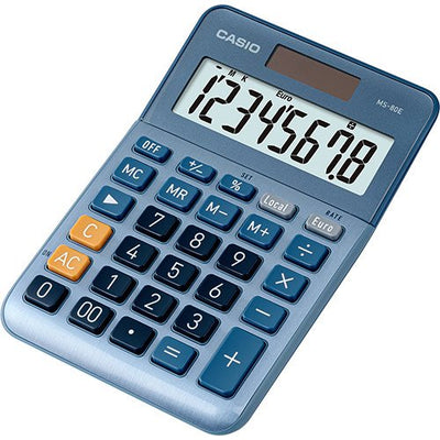 Casio Calculator Office Desktop Blue MS-80E — image 1