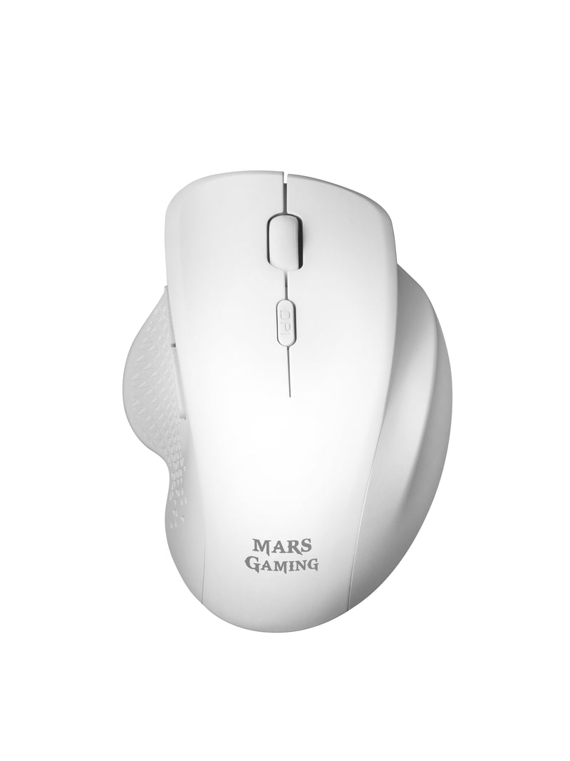 Mars Gaming Mouse Gaming Wireless Mmwergo Up To 3200 DPI White