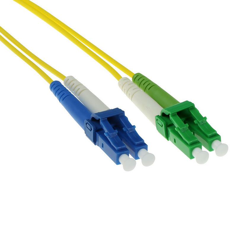 3 Meter Lszh Singlemode 9 125 OS2 Fiber Patch Cable Duplex With Lc Apc And Lc Upc Connectors
