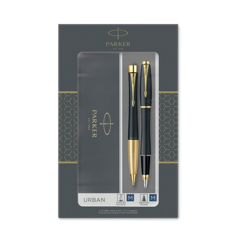 Parker Urban Muted Black G.c. Duoset Incl. Gift-box