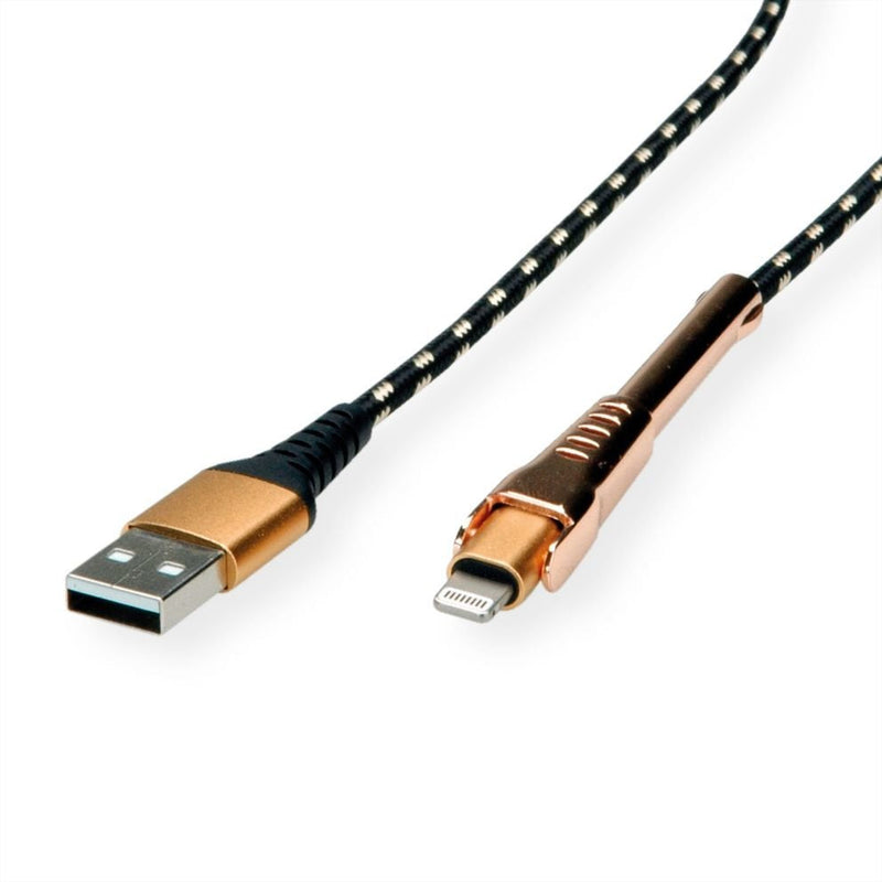 Roline Gold USB 2.0 Sync- & Cable Charging 1M
