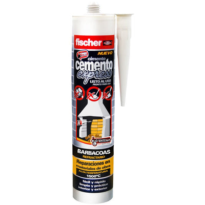 Fischer Cemento Express Grey Barbacoas 300ML 514853 — image 1
