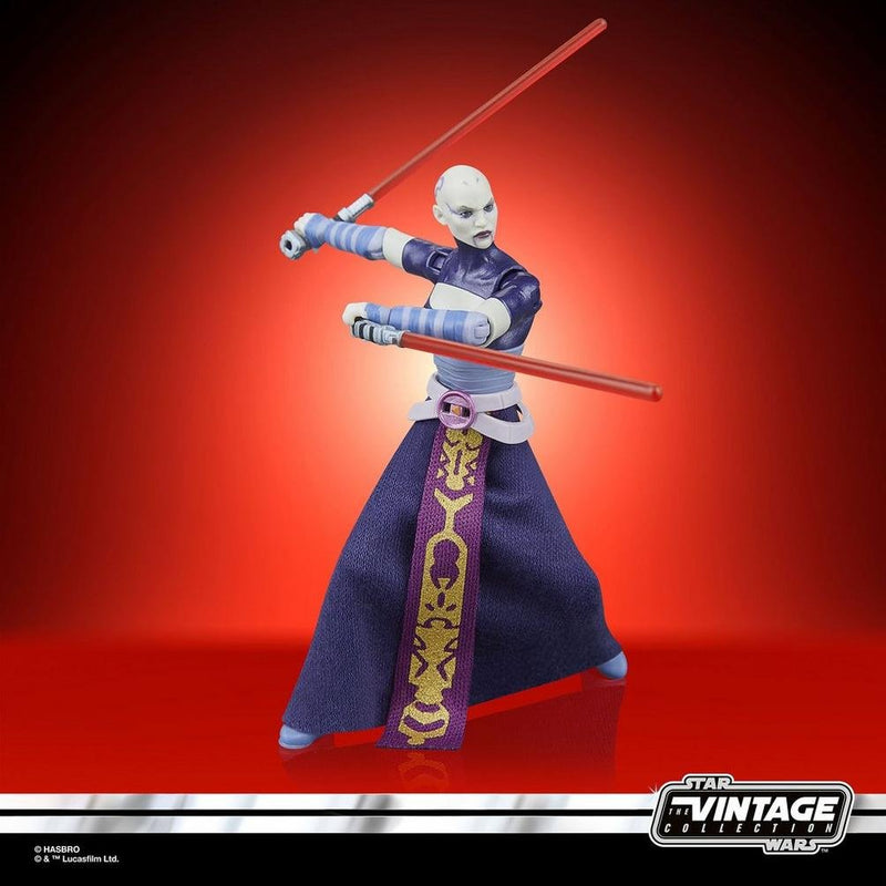 Figure Asajj Ventress Guerra Clones Star Wars 9,5CM
