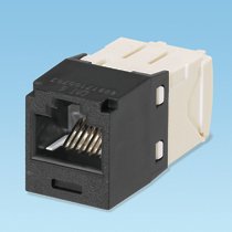 Panduit UTP RJ45 Tg-minijack Kat 6 Black White