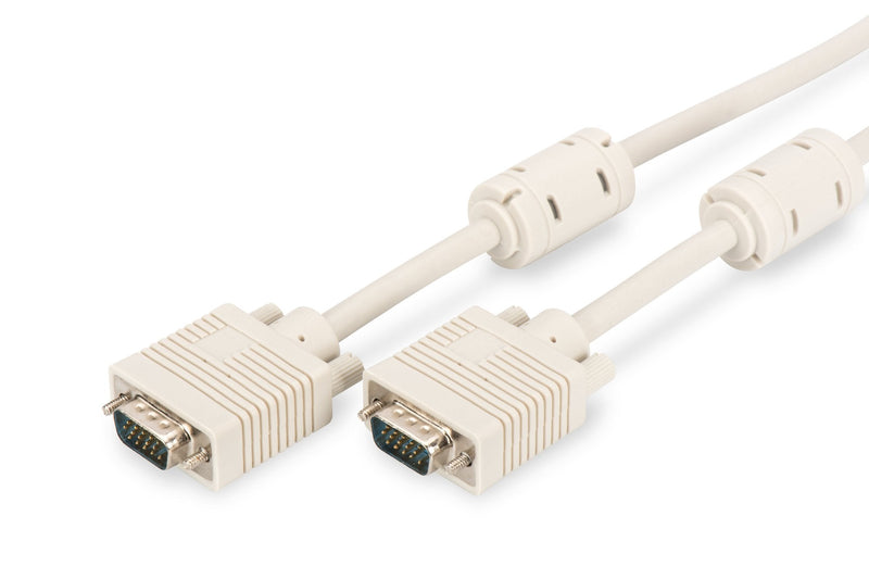 Assmann Electronic AK-310103-018- And Cable VGA 1,8M VGA (d-sub) Beige, Níquel